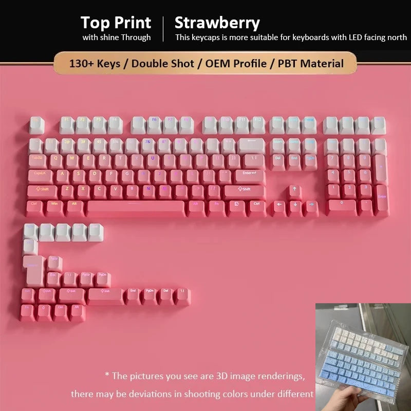 Gradient PBT Keycaps