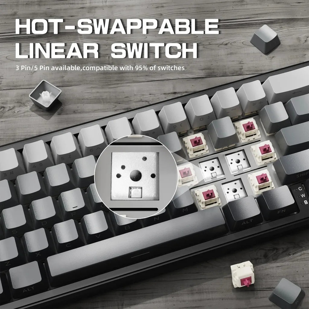 Attack Shark X66 Wireless RGB Mechanical Keyboard