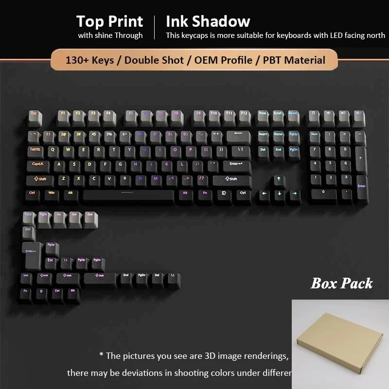 Gradient PBT Keycaps