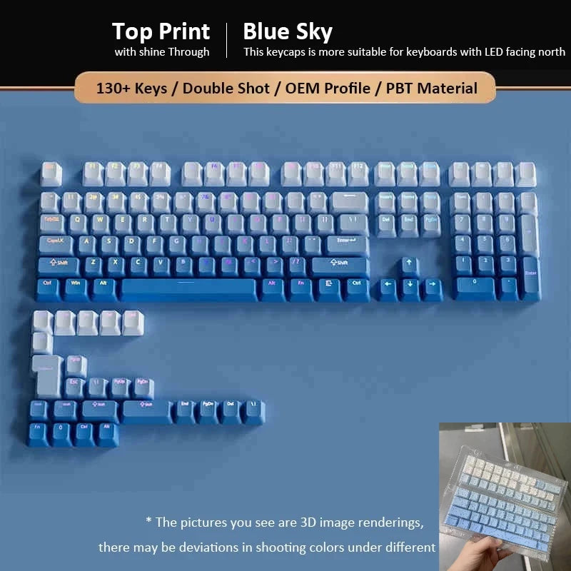 Gradient PBT Keycaps