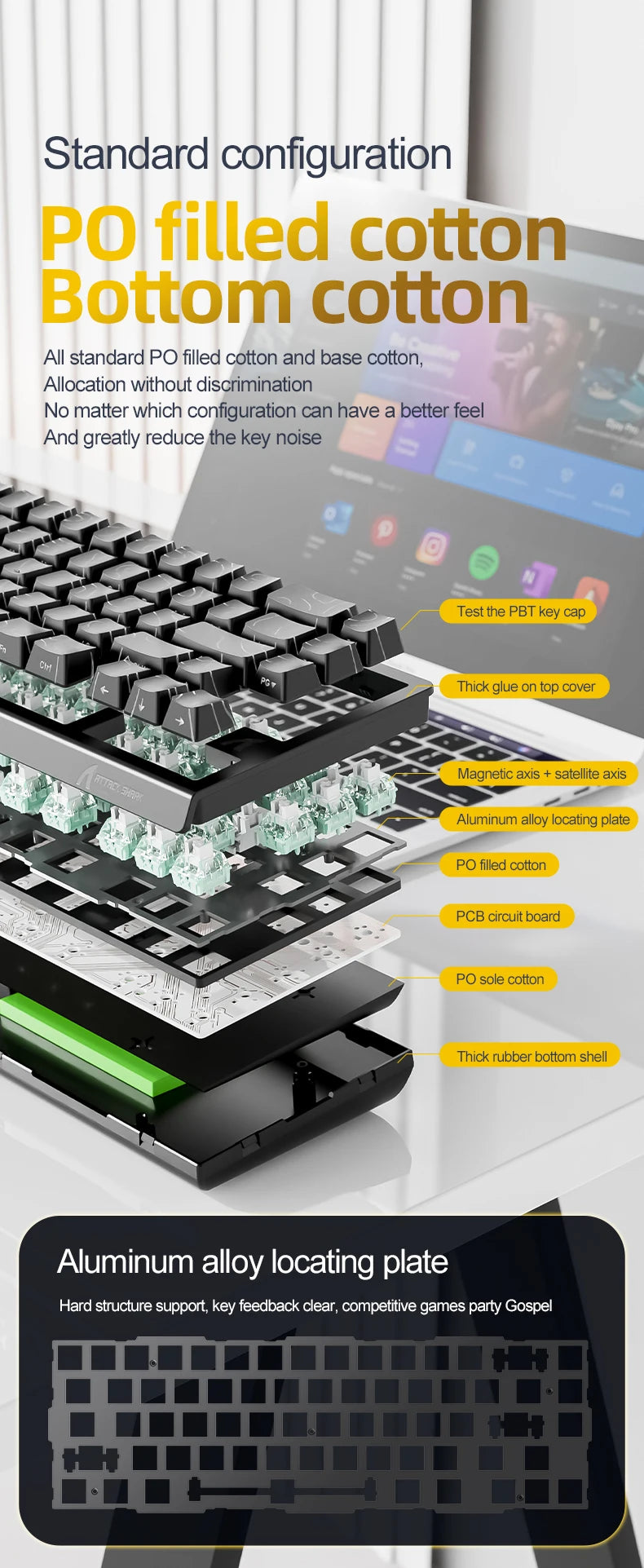 ATTACK SHARK X68HE Magnetic