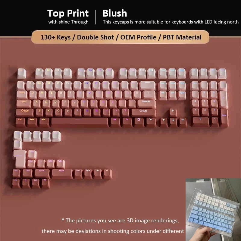 Gradient PBT Keycaps
