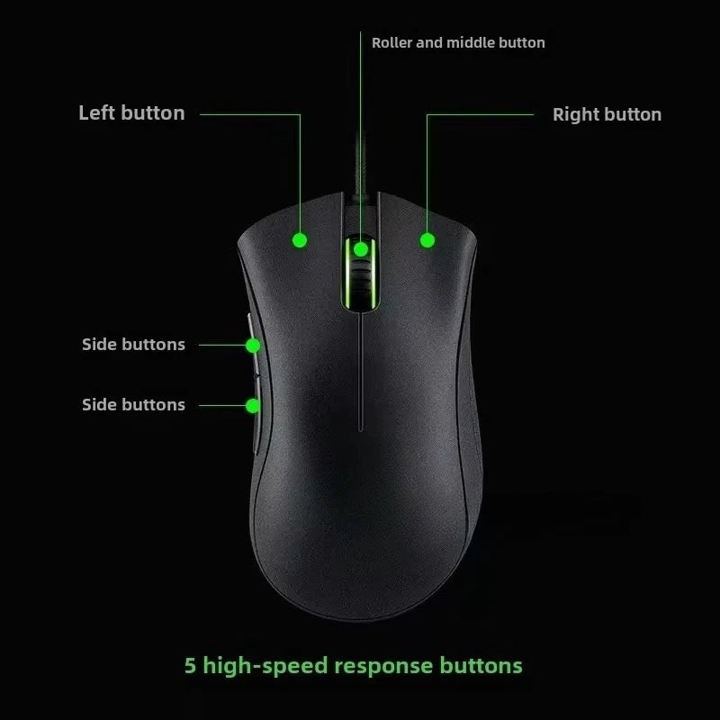 Pro 6400 DPI Wired Gaming Mouse