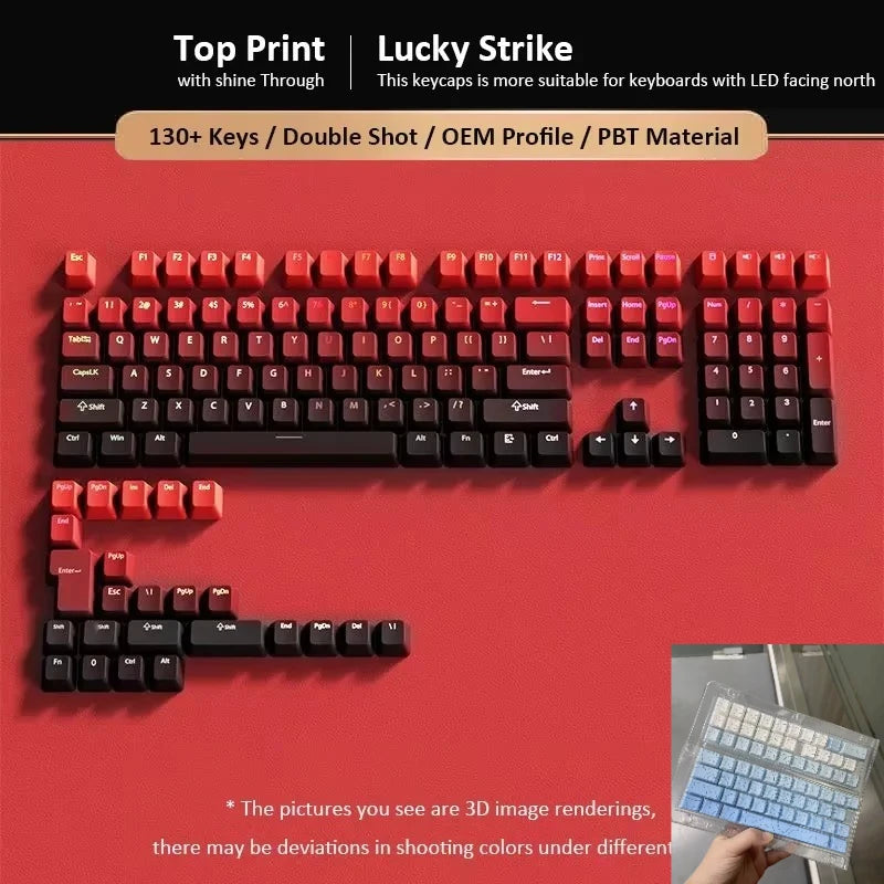 Gradient PBT Keycaps