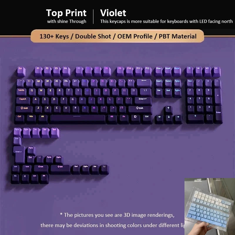 Gradient PBT Keycaps