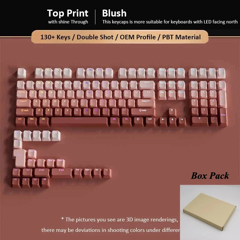 Gradient PBT Keycaps