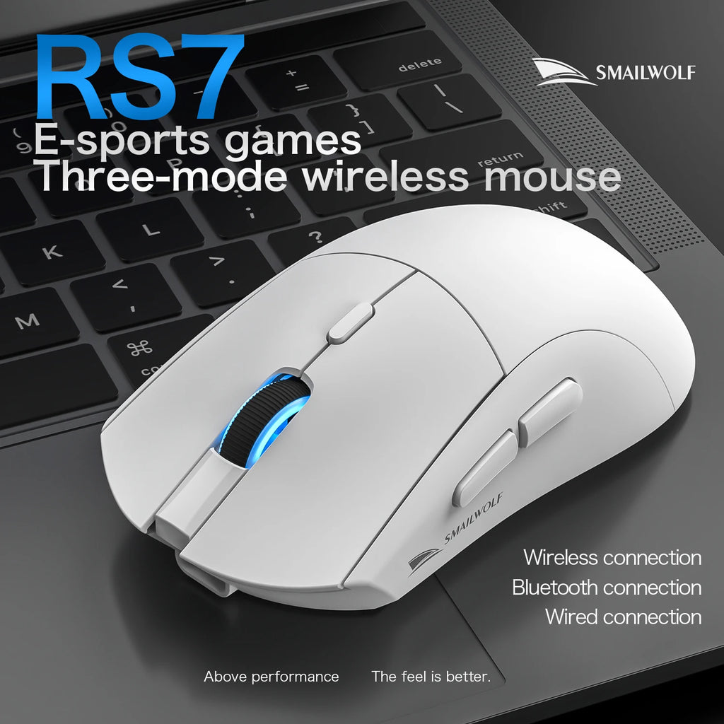 SMAILWOLF RS7 Wireless Gaming Mouse – 20K DPI