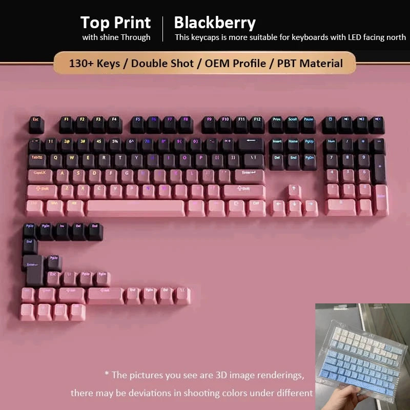 Gradient PBT Keycaps