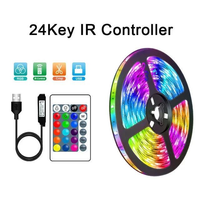 RGB USB LED Strip Lights