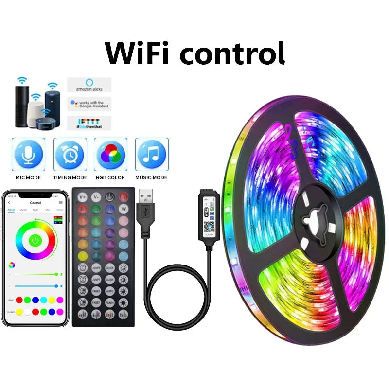 RGB USB LED Strip Lights