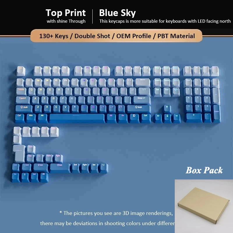 Gradient PBT Keycaps