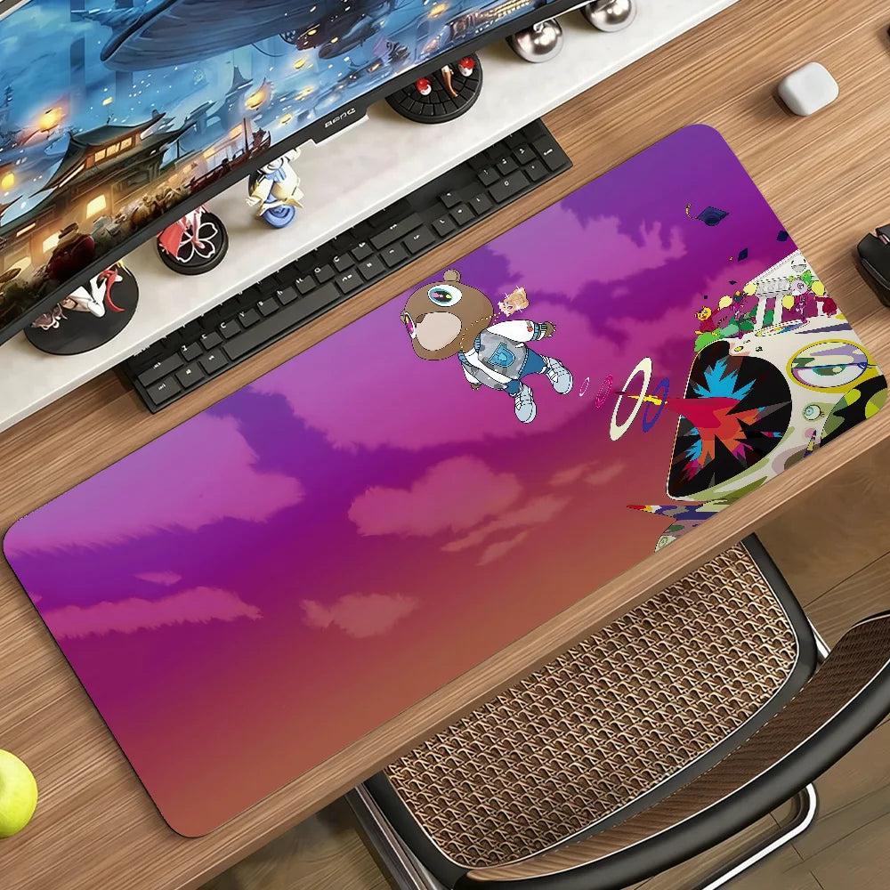 Kanye West Singer Mouse Pad – Non-Slip Desk Mat
