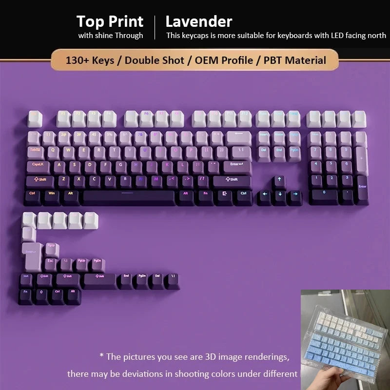 Gradient PBT Keycaps