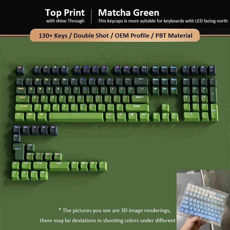 Gradient PBT Keycaps